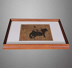 孝感市书画装裱配框服务案例